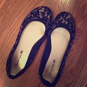 Rarely worn lace flats perfect for a night out!